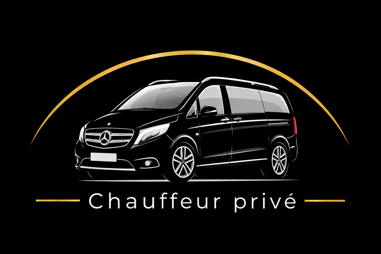 Logo-de-van-Mercedes-luxueux-